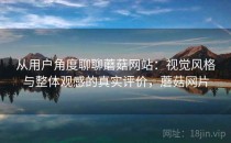 从用户角度聊聊蘑菇网站：视觉风格与整体观感的真实评价，蘑菇网片