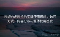 围绕白虎图片的实际使用感想：访问方式、内容分布与整体使用感受