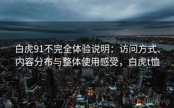 白虎91不完全体验说明：访问方式、内容分布与整体使用感受，白虎t恤  第1张