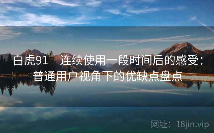 白虎91|连续使用一段时间后的感受:普通用户视角下的优缺点盘点 第2张 白虎91|连续使用一段时间后的感受:普通用户视角下的优缺点盘点 第2张