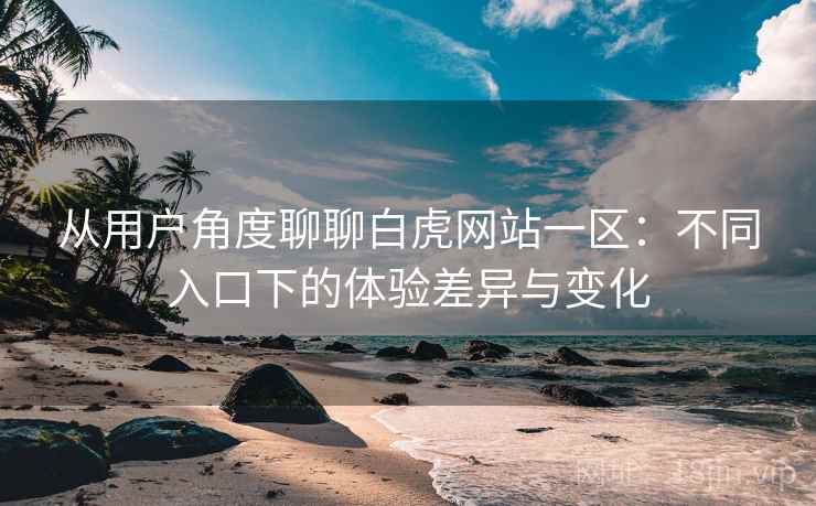 从用户角度聊聊白虎网站一区：不同入口下的体验差异与变化  第2张