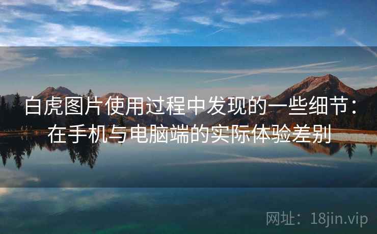 白虎图片使用过程中发现的一些细节:在手机与电脑端的实际体验差别 第1张 白虎图片使用过程中发现的一些细节:在手机与电脑端的实际体验差别 第1张