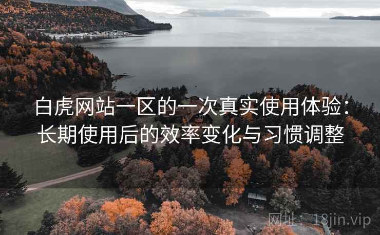 白虎网站一区的一次真实使用体验:长期使用后的效率变化与习惯调整 第2张 白虎网站一区的一次真实使用体验:长期使用后的效率变化与习惯调整 第2张