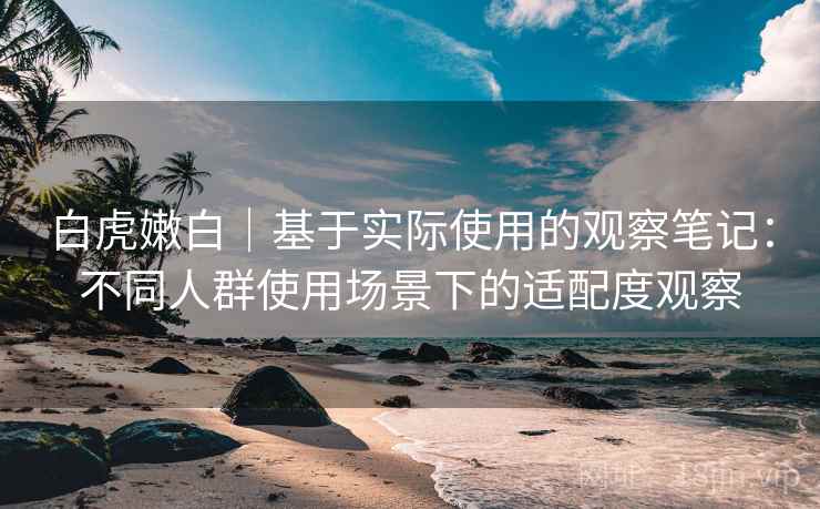 白虎嫩白|基于实际使用的观察笔记:不同人群使用场景下的适配度观察 第1张 白虎嫩白|基于实际使用的观察笔记:不同人群使用场景下的适配度观察 第1张